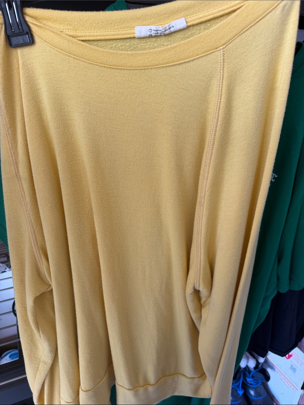 Yellow Women's Lightweight Knit Sweater
